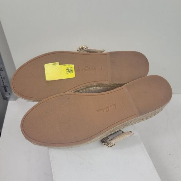 Sam Edelman Linen Look Maddy Orchid Mary Jane Espadrille Flat Size 6.5 NIB - Picture 6 of 8
